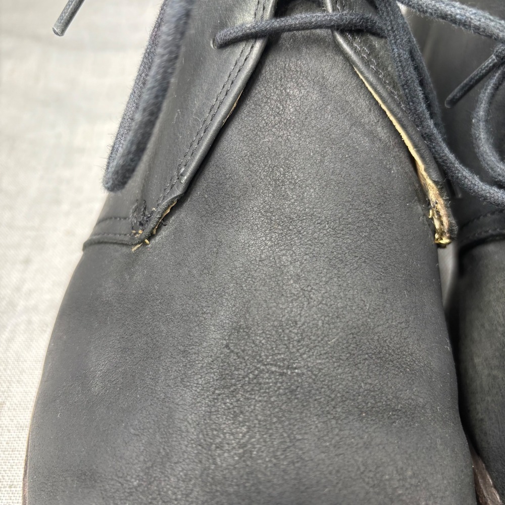 FRYE Phillip Chukka Boots‎ Black Leather Lace Up Business Shoes Men's Size 11 - Picture 7 of 13